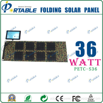 36W Folding Solar Laptop Notebook Charger (PETC-S36)
